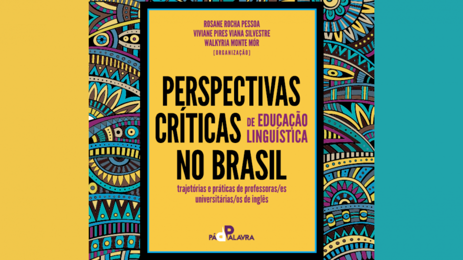 Capa do livro Perspectivas Críticas de Educação Linguística no Brasil (Pá de Palavra, 2018).
